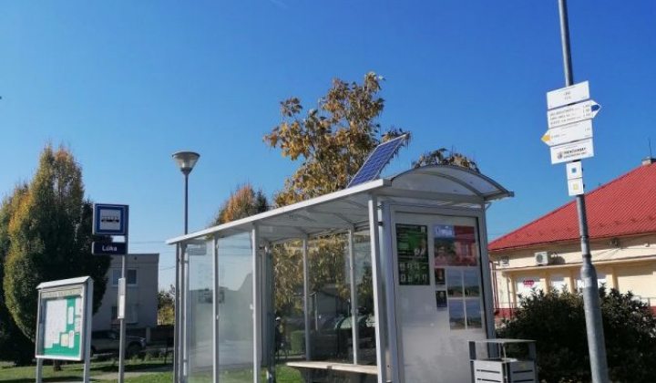 Solárne osvetlenie zástavky Solárne osvetlenie zástavky