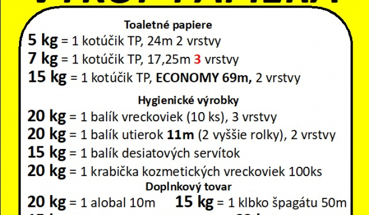 Fotka - Výkup papiera - štvrtok 16.10.2025 15:35 - 15:50 hod. COOP Jednota Lúka